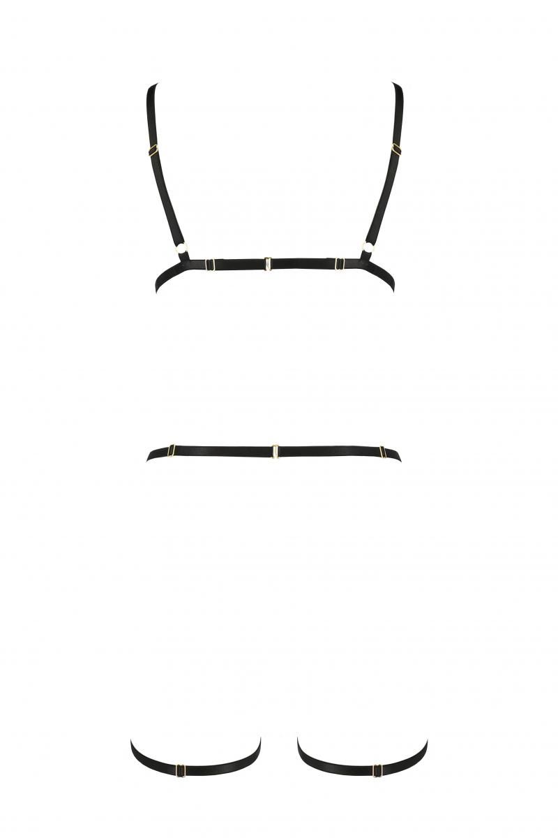 schwarzes Harness Dress PA595766 - XXL/XXXL-1