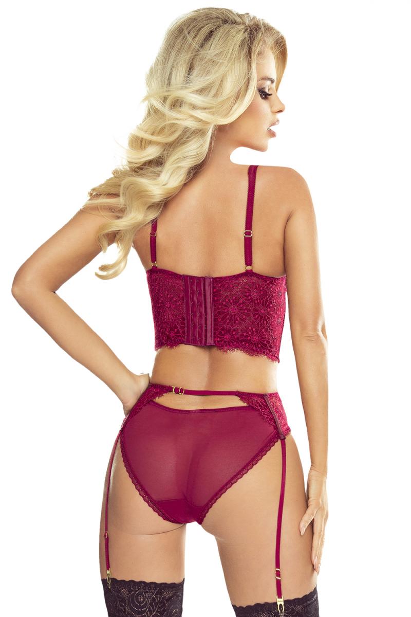 rotes Passion Glamour Set PR1567 - L/XL-1