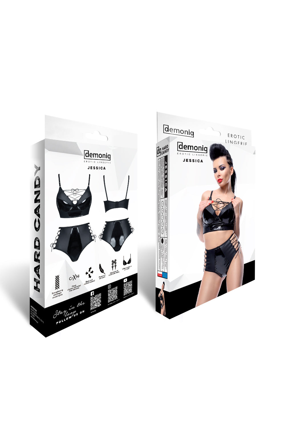 schwarzes Set Jessica - XXL-5