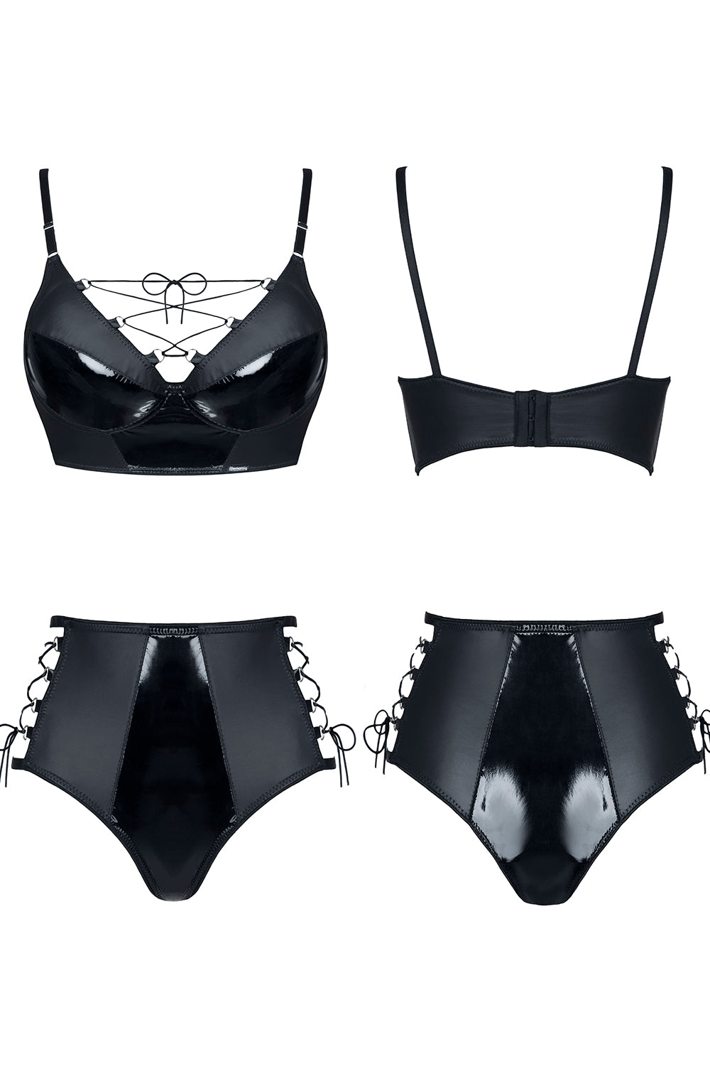 schwarzes Set Jessica - XXL-6