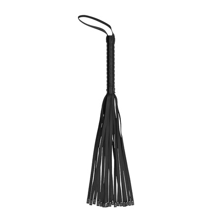 Ouch! Skulls & Bones 23.4 in. Skull Whip Flogger Black-0