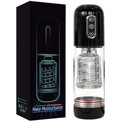 Automatic Sucking Masturbator Cup for Men Realistic Vaginal Suction Pocket Blowjob Toy-0