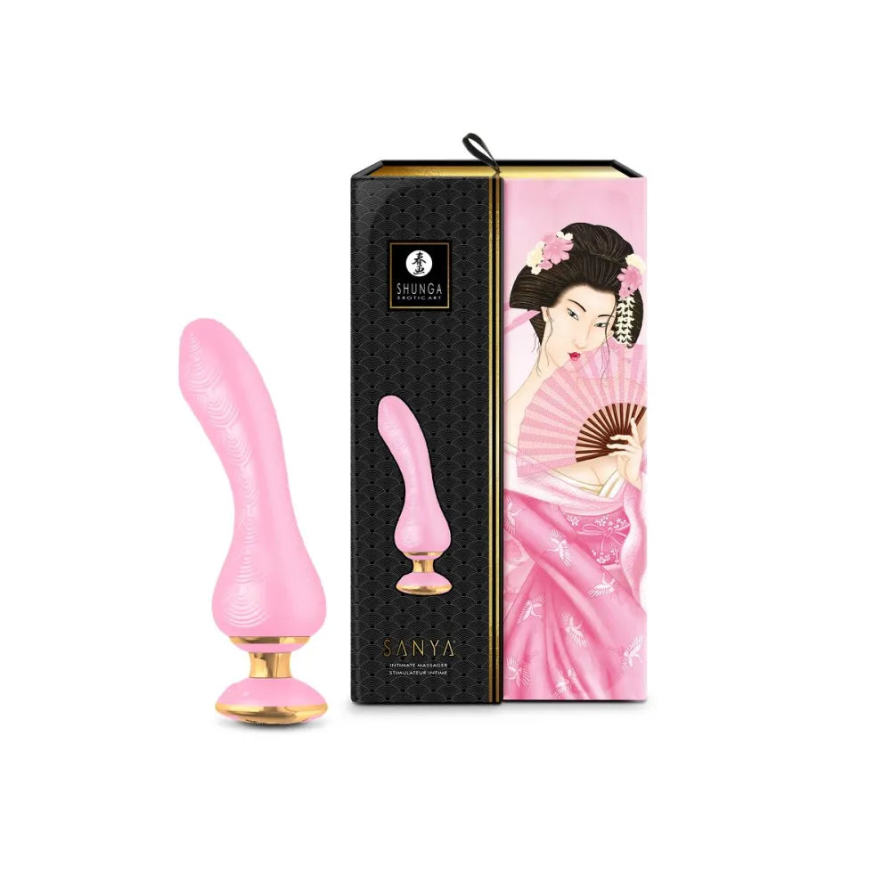 G-Spot Vibrator By Shunga Sanya Light Pink-2